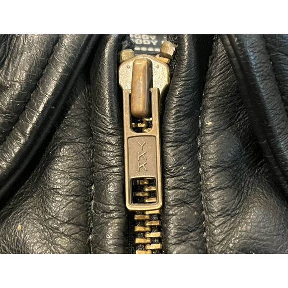 VTG Harley Davidson 3XL Leather Jacket EMBROIDERED Motorcycle Riding Gear LOGO!! - Picture 7 of 14